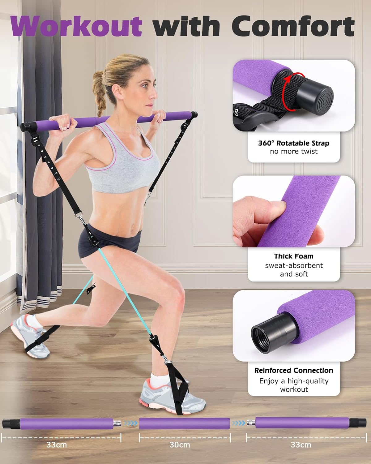 FitRestore Universal Exercise Bar